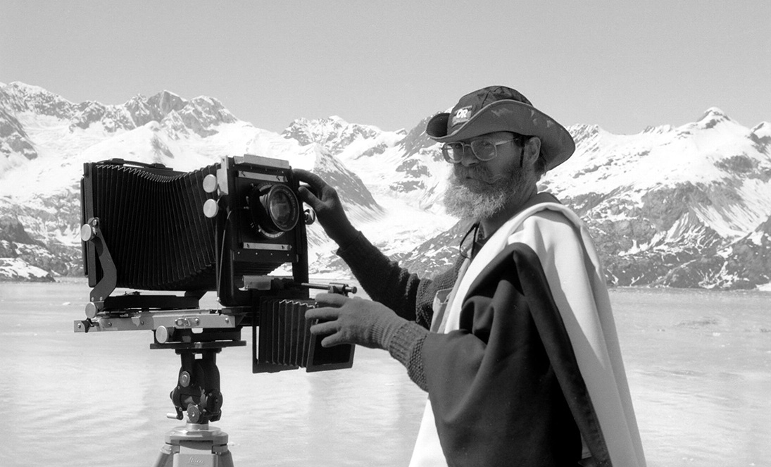 Photographing in Glacier Bay in 1993