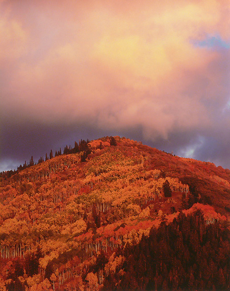 Fiery Mountain Sunset
